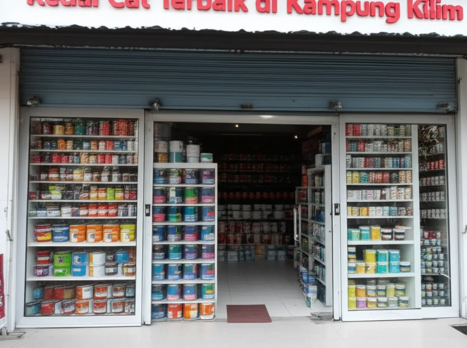 kedai cat terbaik di kampung kilim